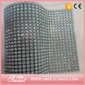 Crystal Diamond rhinestone lace fabric roll
